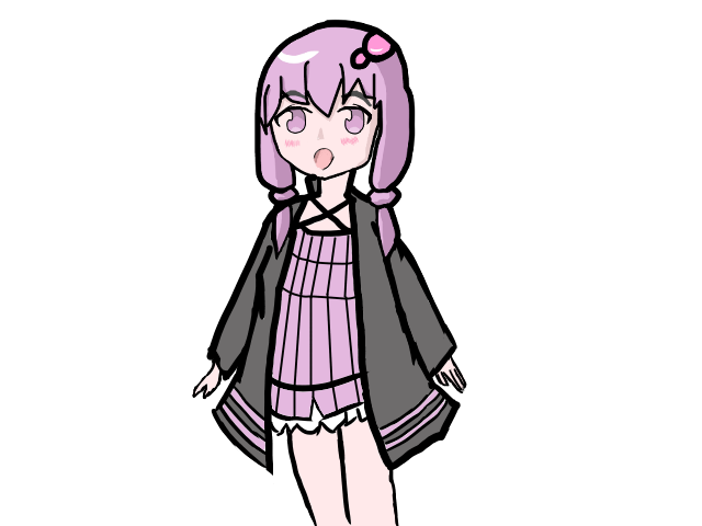 ボイスロイドのコスプレをする女の子　通常